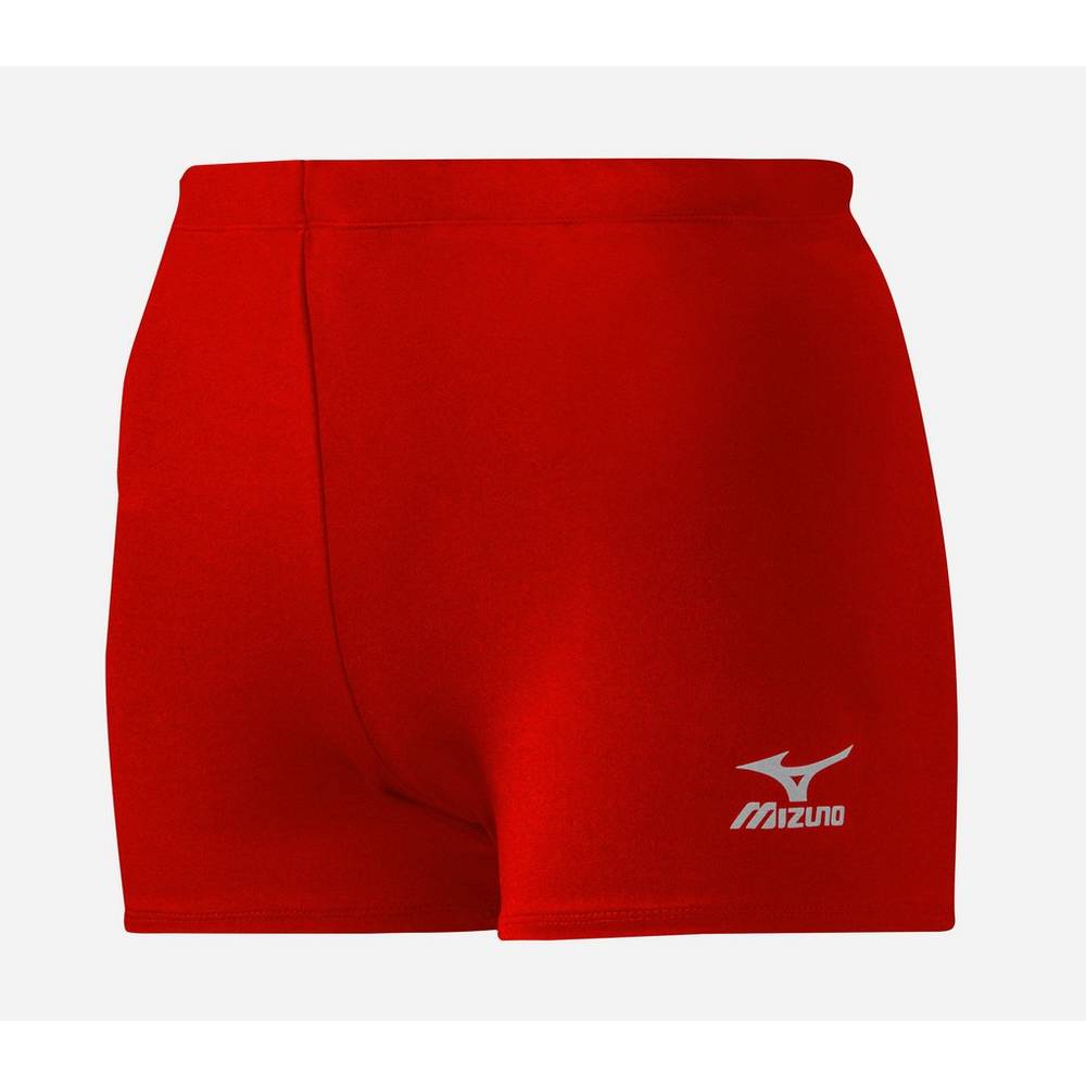 Mizuno Women's Vortex Hybrid Volleyball Shorts Red (440561-CWG)